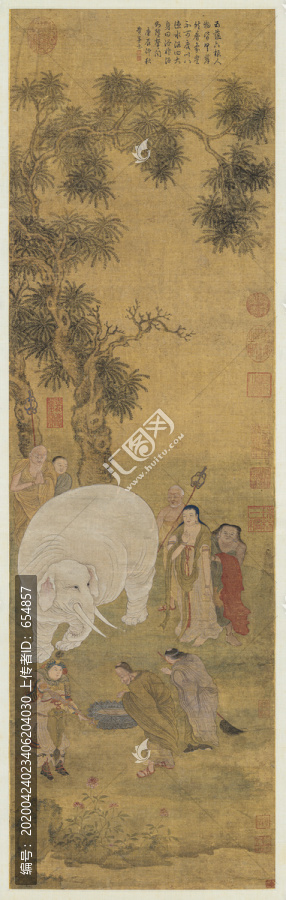 趙孟頫浴象圖