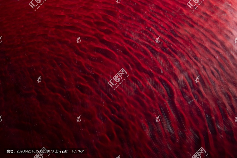 红色水波纹