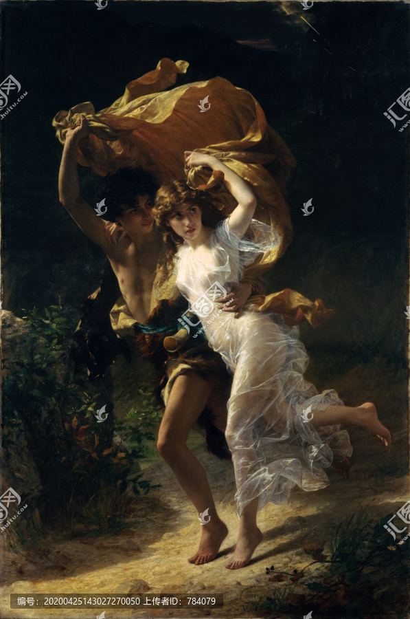 皮埃尔·奥古斯特·库特女人油画