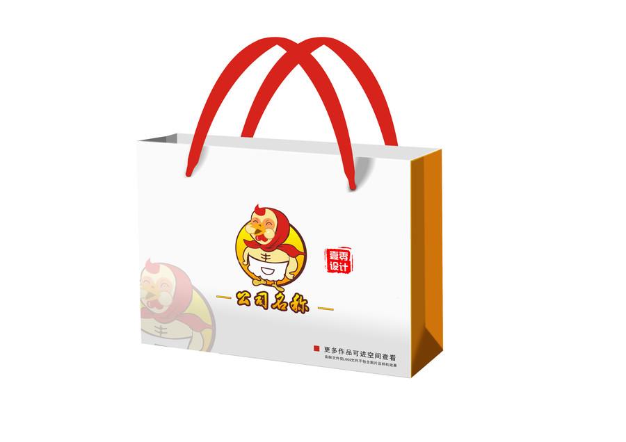 卡通鸡妈妈餐饮logo