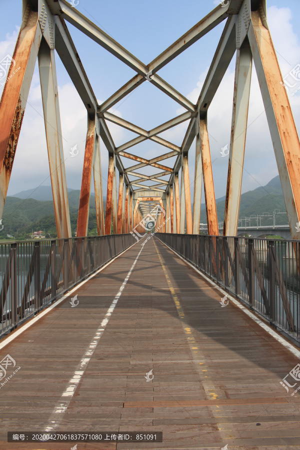 韩国仁川京畿道布康港铁路大桥