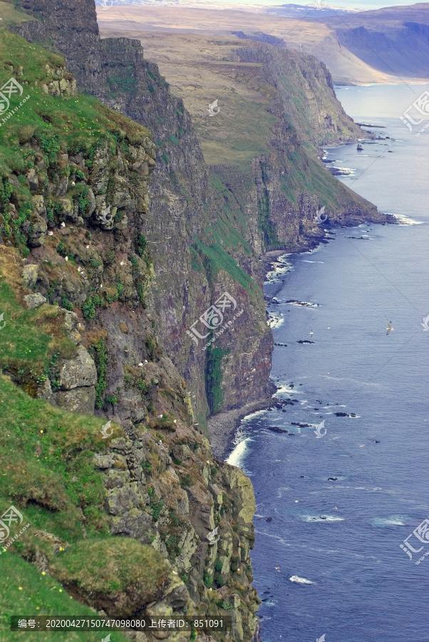 欧洲最高的悬崖爱尔兰的悬崖