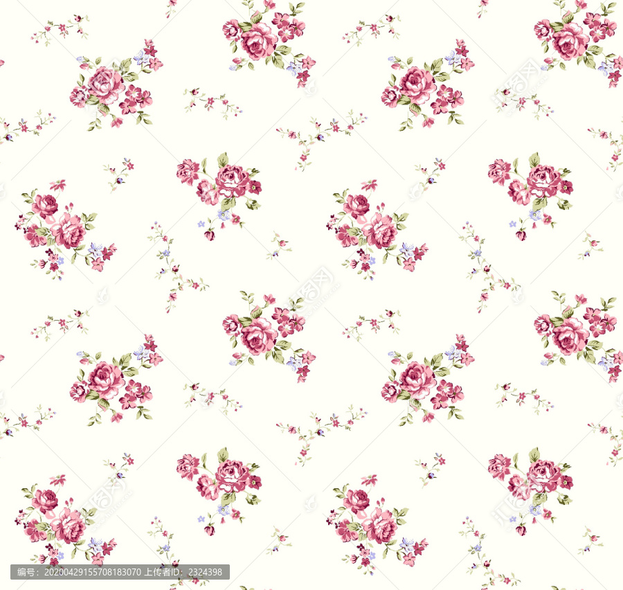 大牌風(fēng)碎花花卉