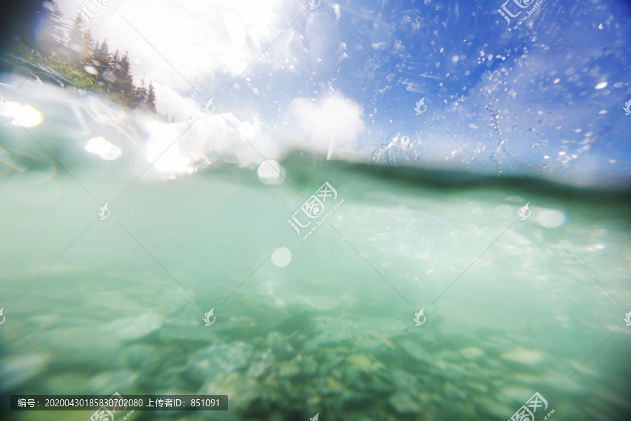 夏河水景