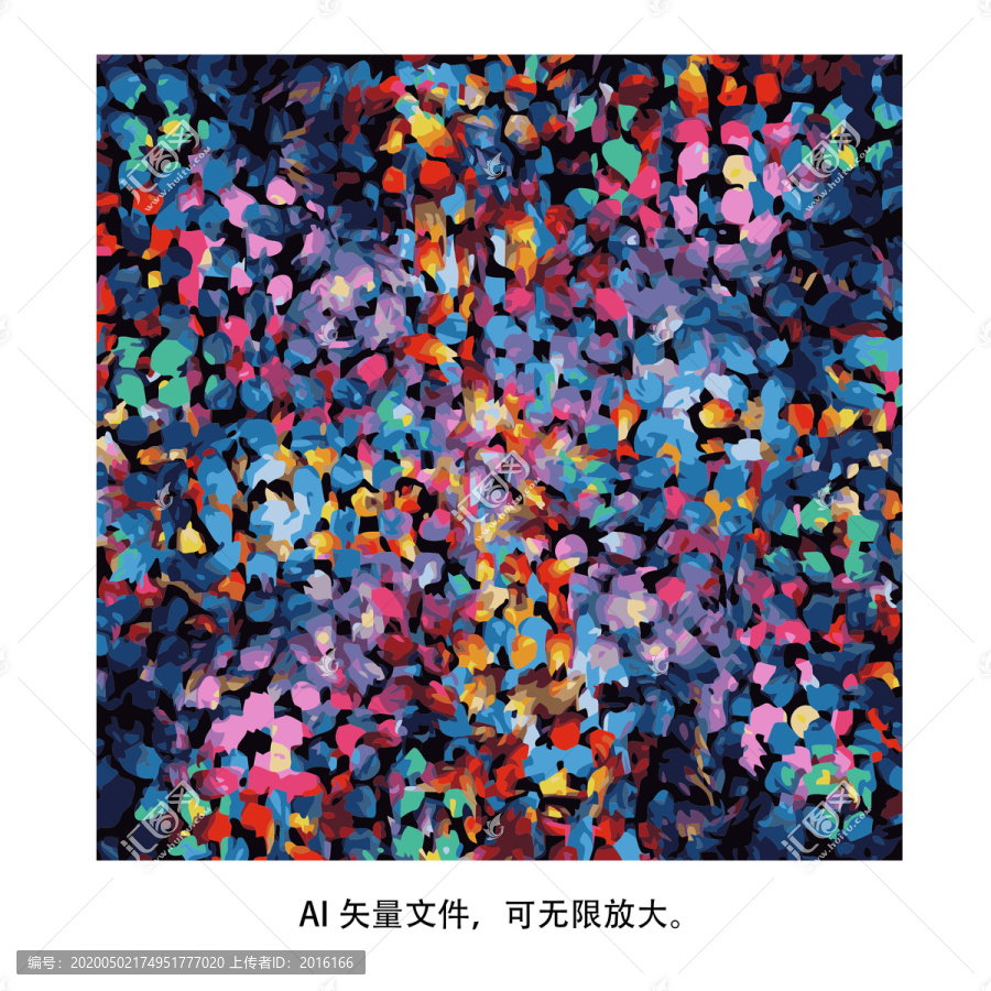 矢量抽象手繪水彩油畫背景