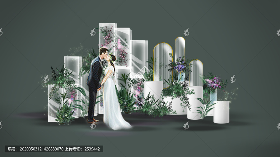 INS戶外婚禮效果圖儀式區(qū)