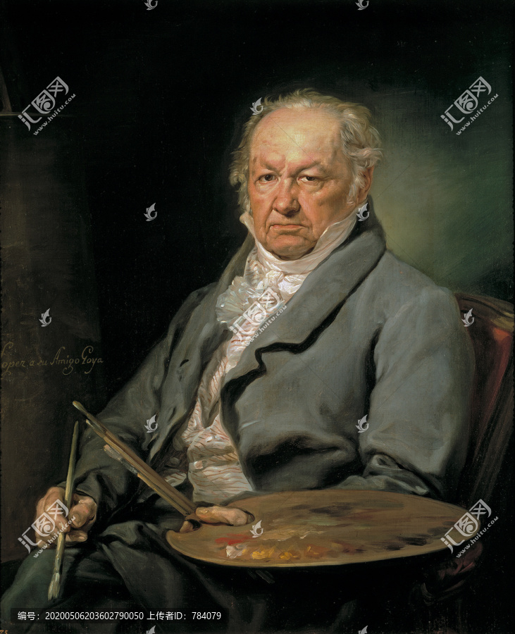 弗朗西斯科·何塞·德·戈雅-卢西恩特斯弗朗西斯科戈雅的肖像