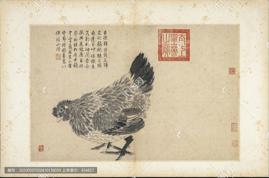沈周雞圖
