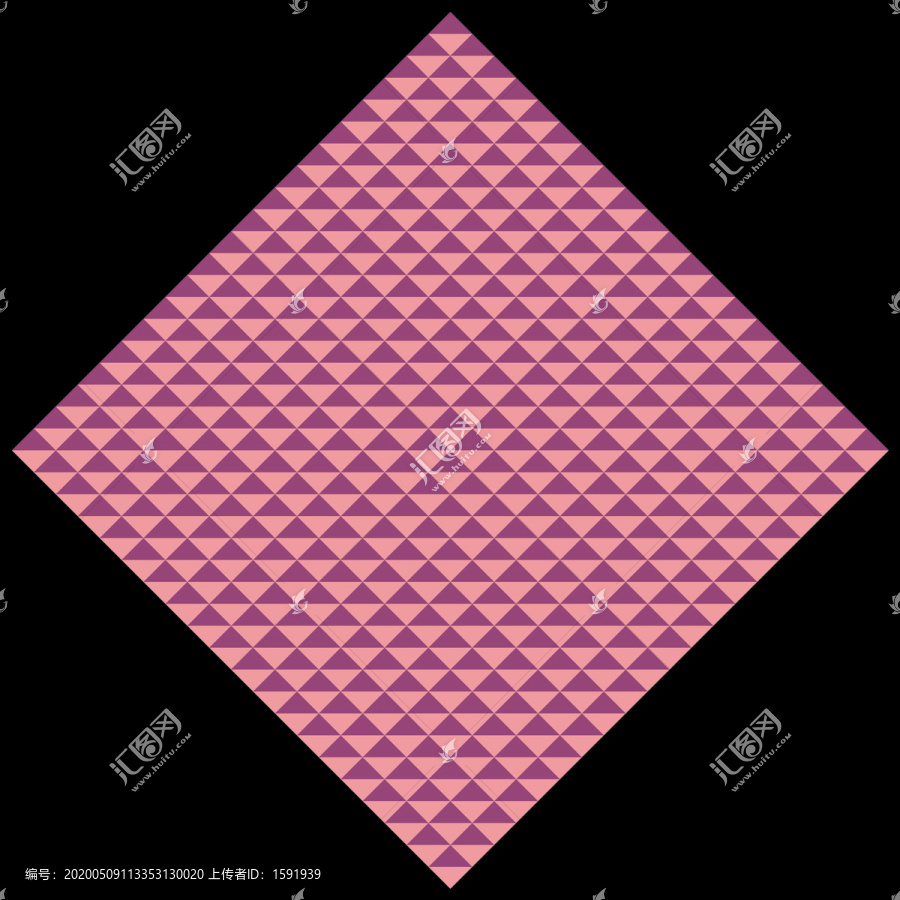 粉色三角形无缝拼贴