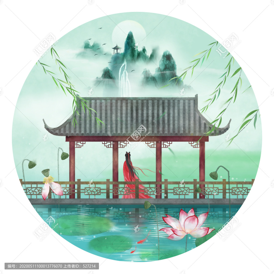 古風插畫