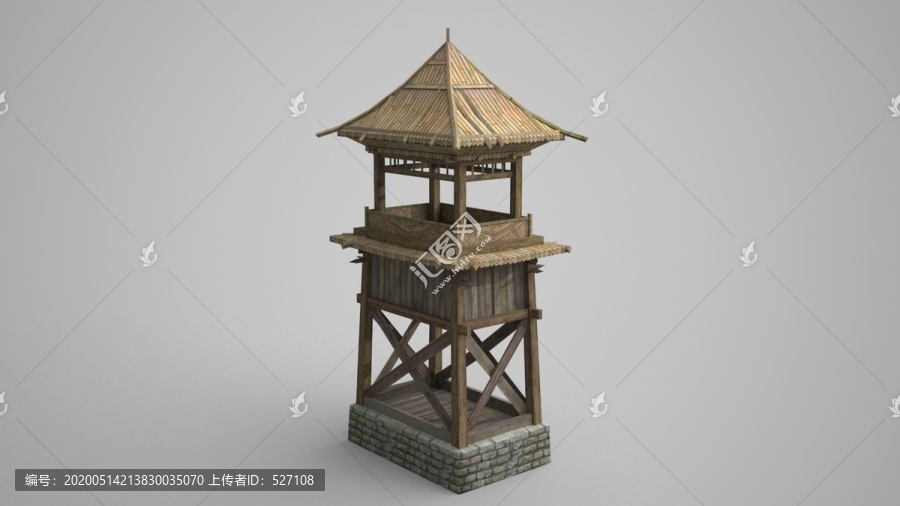 古建筑防御塔哨塔