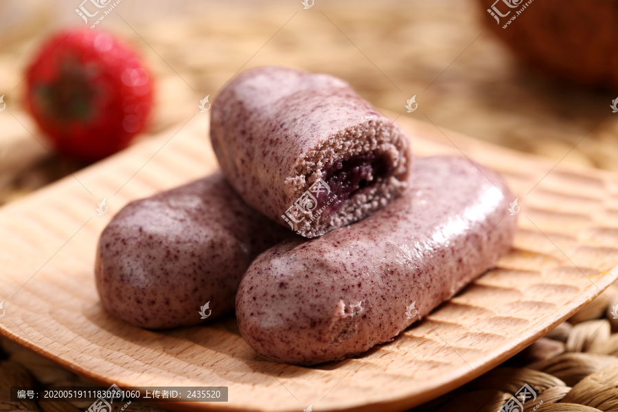 紫米紫薯包