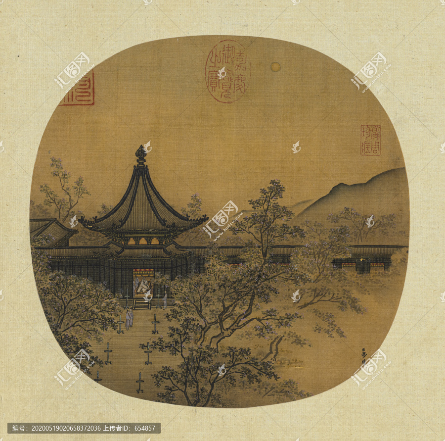 馬麟秉燭夜游圖