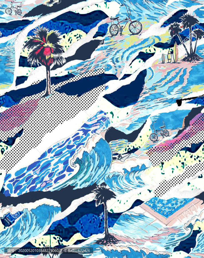 抽象山水