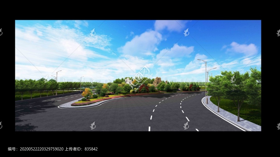 道路效果圖