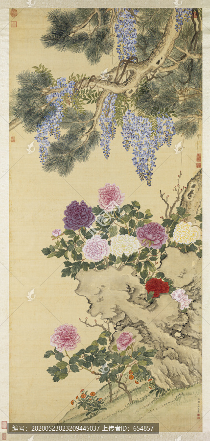 鄒一桂花卉圖