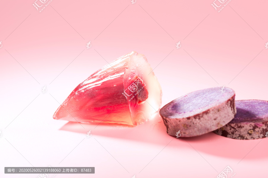 紫薯水晶粽