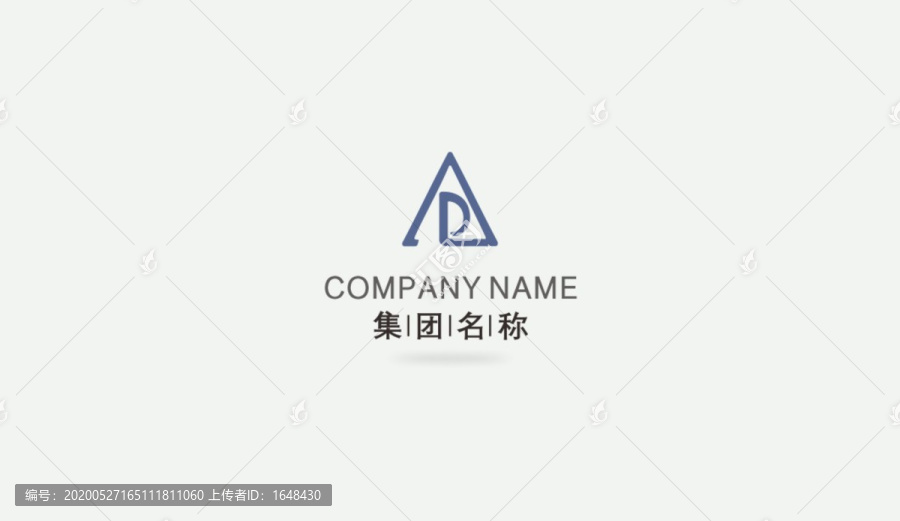 AD字母logo设计