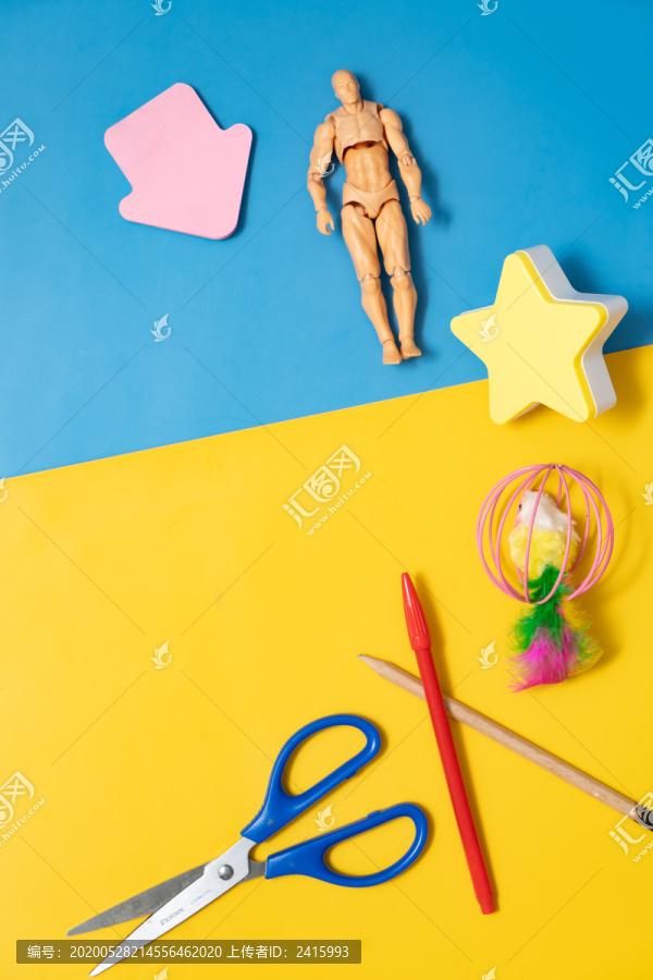 六一儿童节玩具背景