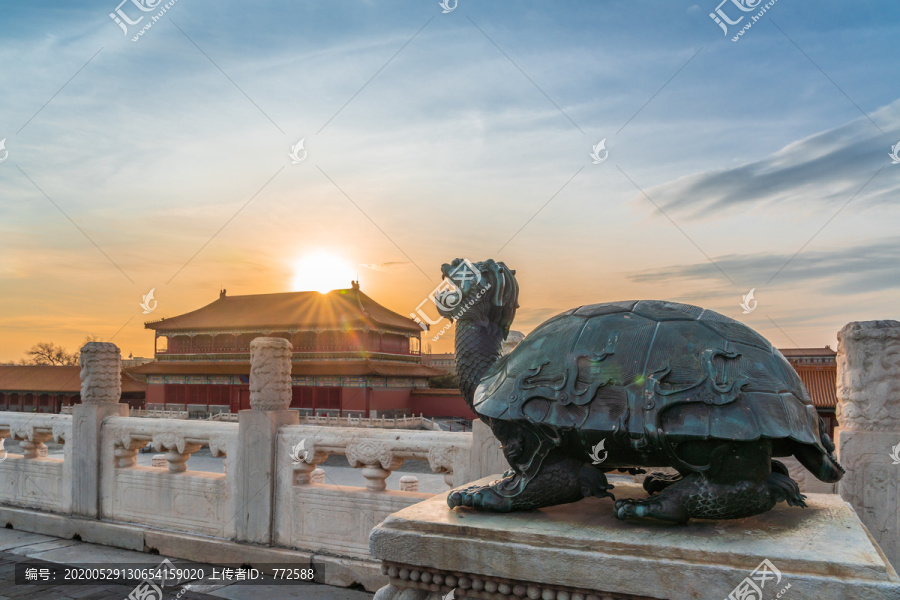 北京故宫建筑风景