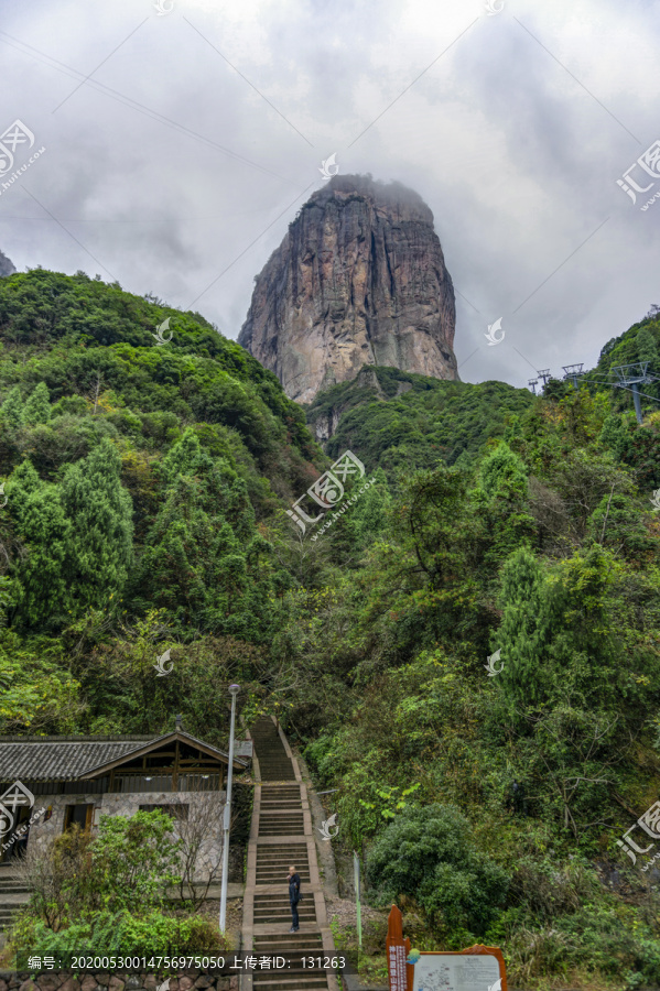 浙江台州神仙居风景区山峰