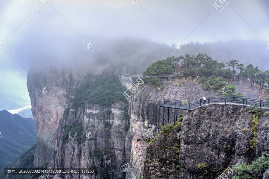 浙江台州神仙居风景区观景台