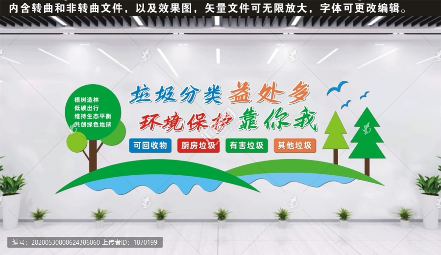 垃圾分類文化墻