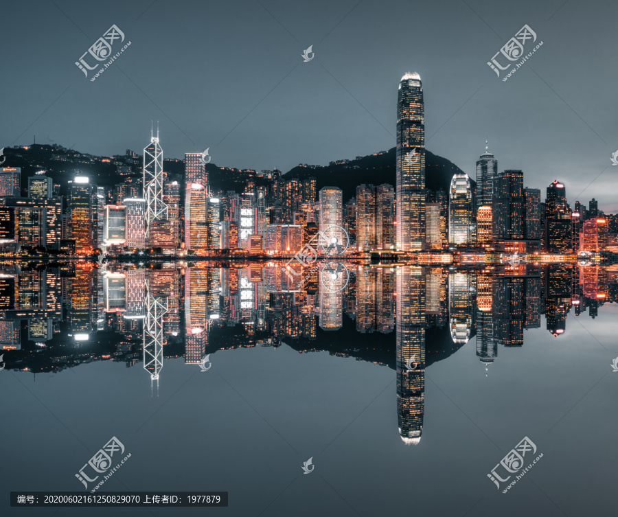 中国香港特别行政区夜景