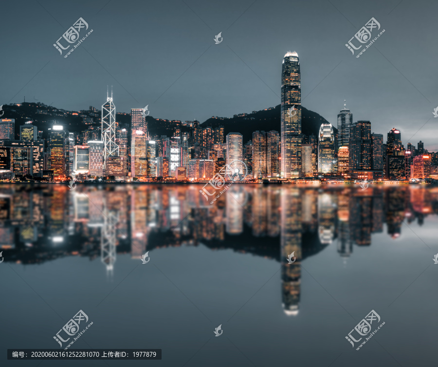 中国香港特别行政区夜景