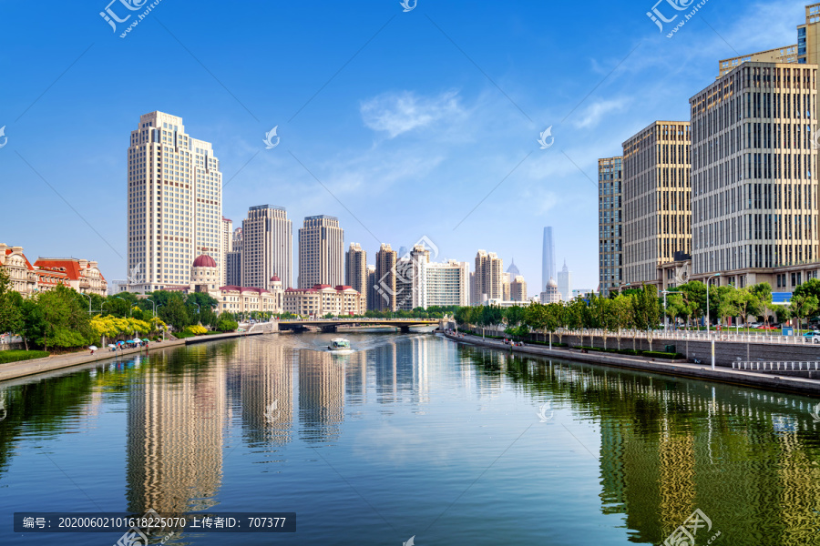 天津海河城市风光