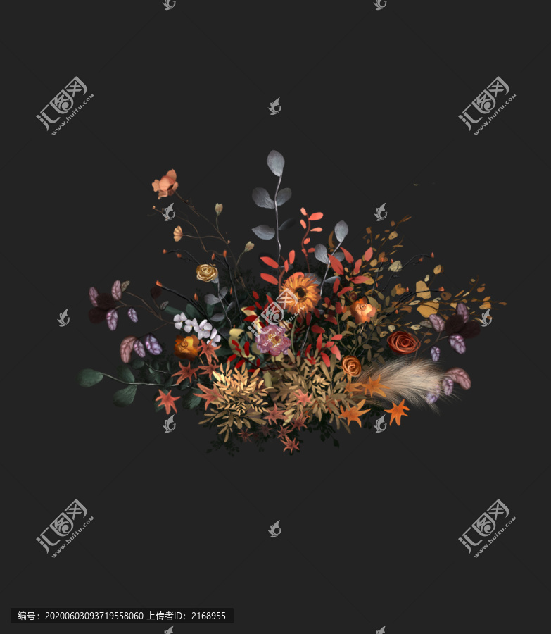 黃色花藝
