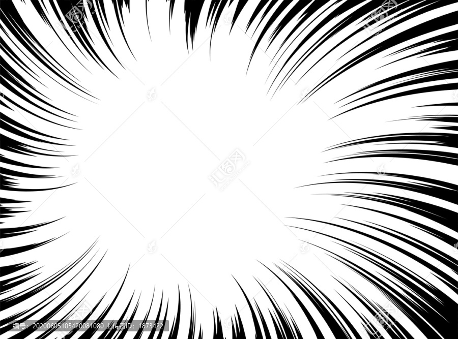 漫畫(huà)速度感旋轉(zhuǎn)效果線