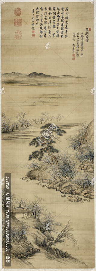 惲壽平萬橫香雪圖