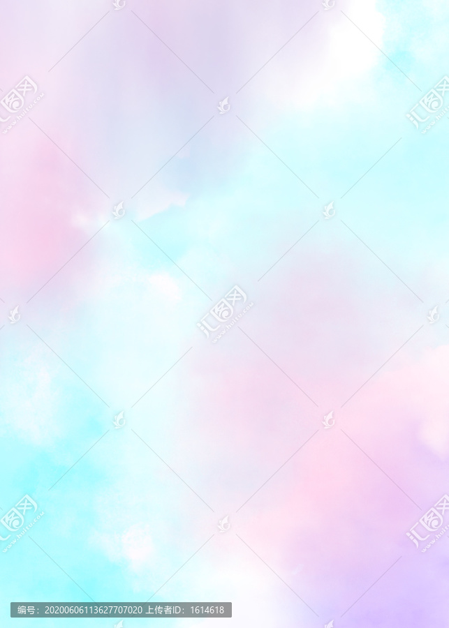 水彩手繪暈染浪漫背景意境肌理底