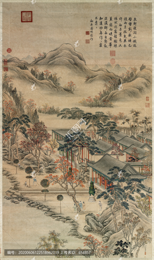 周鯤十二禁御圖之應(yīng)鐘協(xié)律圖