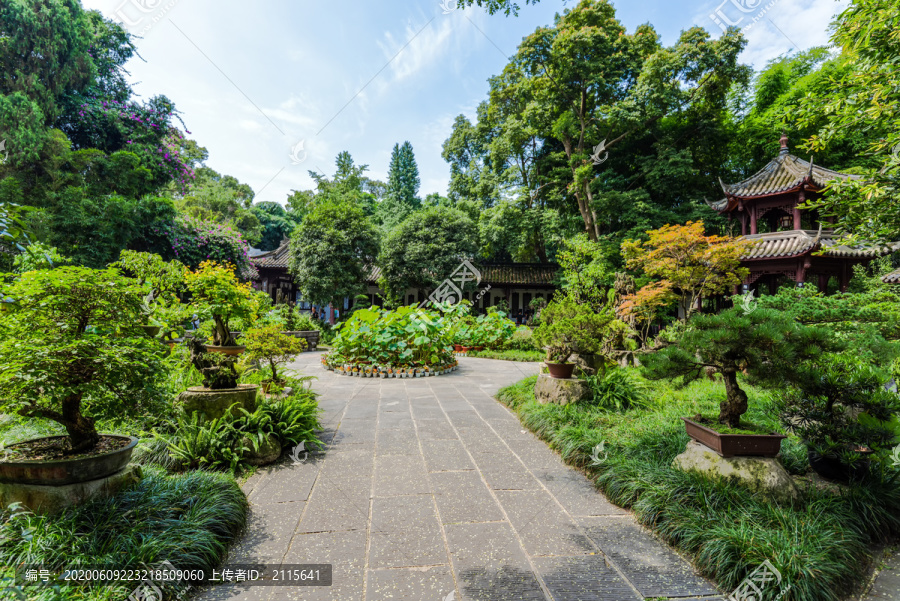 成都杜甫草堂盆景园