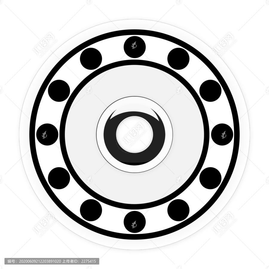 扁平風(fēng)卡通UFO圖案塑料CD