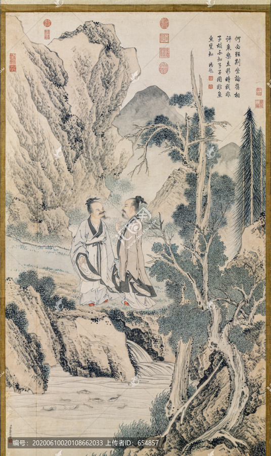 金廷標(biāo)濠梁圖
