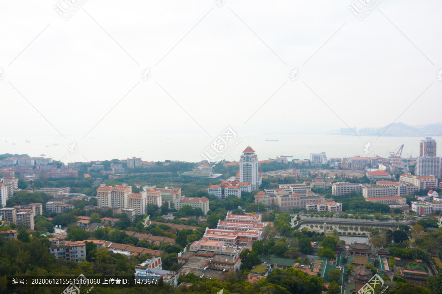 厦门大学校园全景