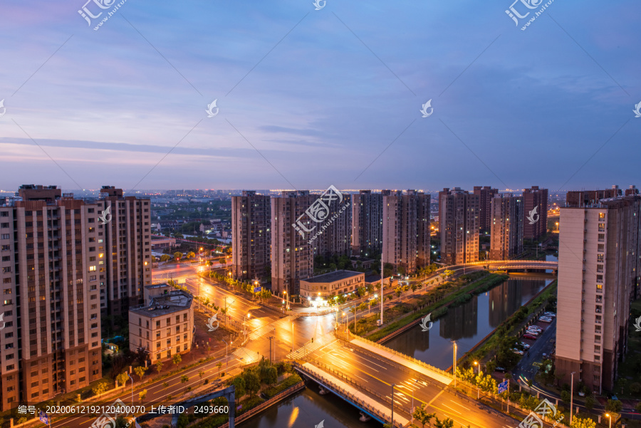 城市风光夜景