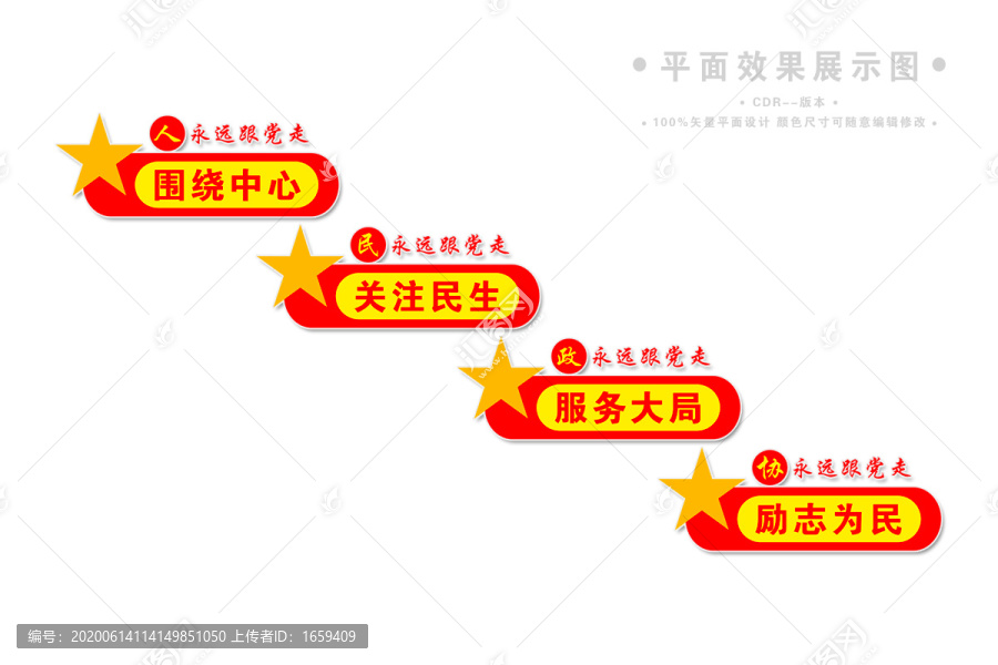 人民政協(xié)樓梯樓道展板