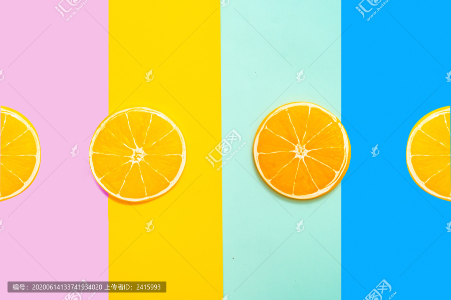 创意蔬果水果图橙子