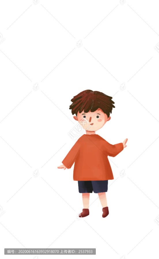 小清新風格小男孩