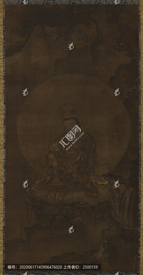 唐卡如意輪觀音圖