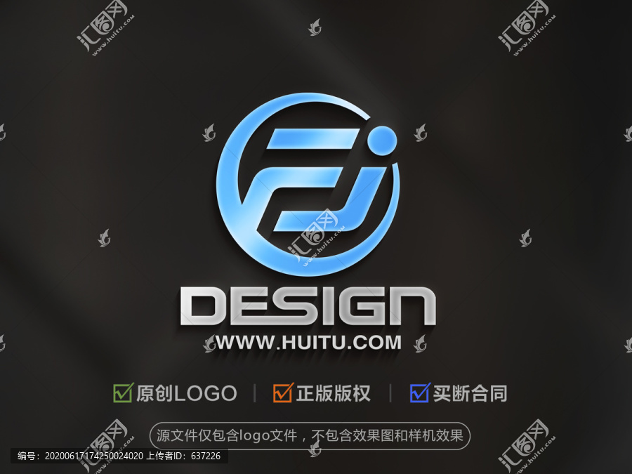 字母FJ組合標(biāo)志