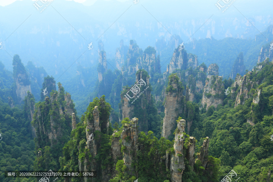 张家界群峰地貌景观