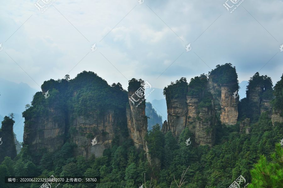 湖南张家界石峰地貌景观