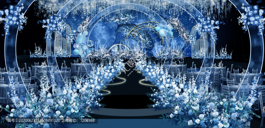 星空婚禮效果圖