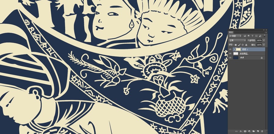 苗族少數(shù)民族風(fēng)花紋圖騰