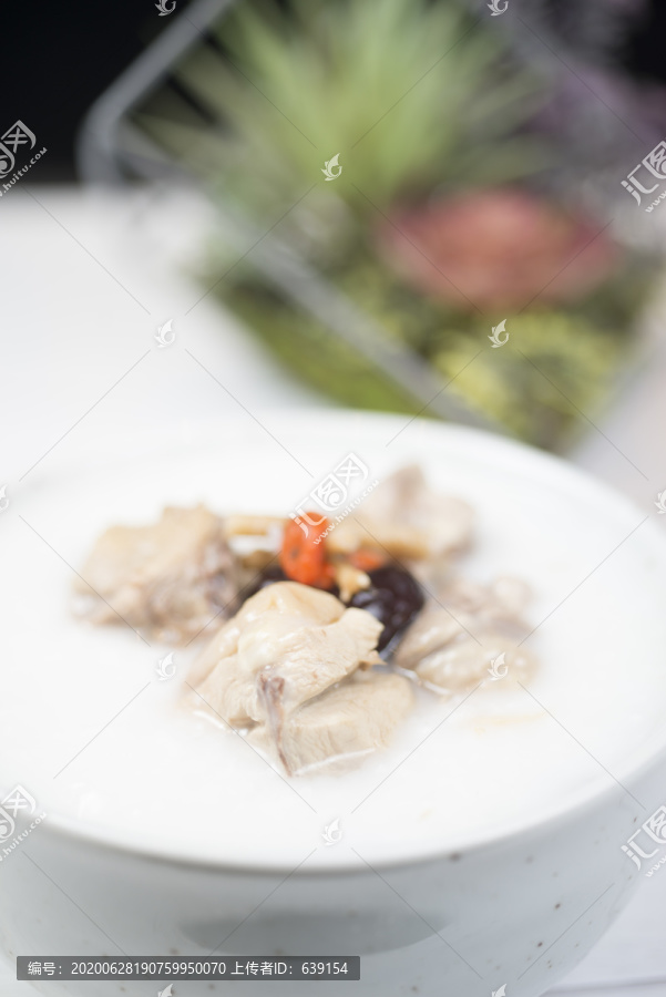 鸡肉白米粥